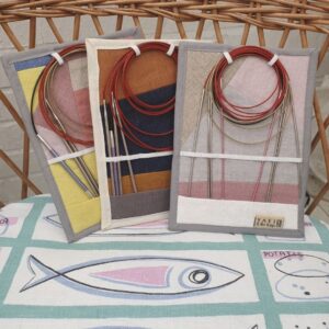 Knitting needle card