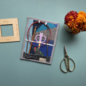 Knitting needle card