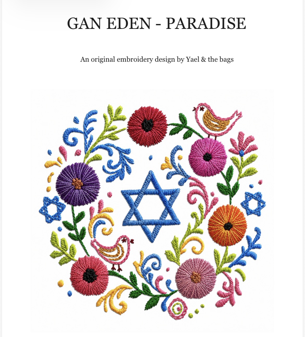 Gan Eden - Paradise - pdf pattern